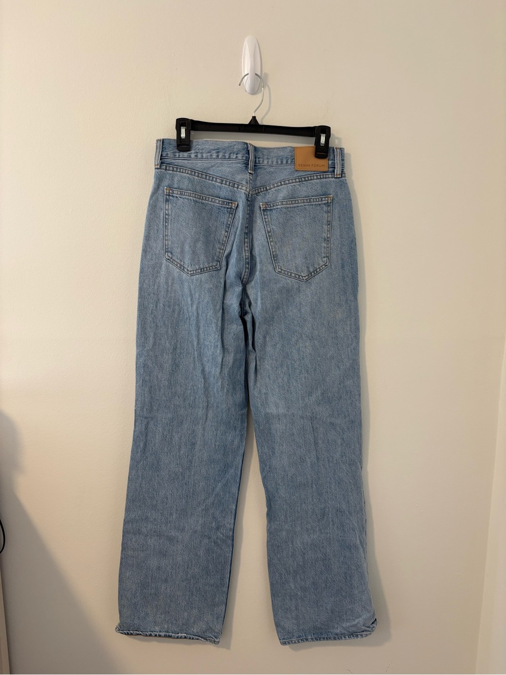 Denim Forum The Farrah High Rise Wide Leg Jean Size 28 - Picture 3 of 5
